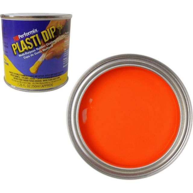 (Tangerine) Plasti Dip Flexible Rubber Paint - Junior Can - 250ml