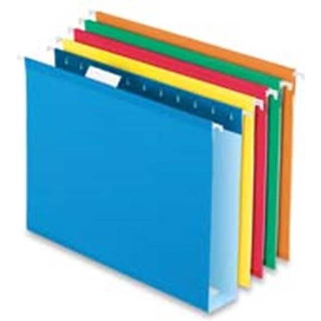 Box Bottom Folders- 2in. Cap- Letter Size- Light Green