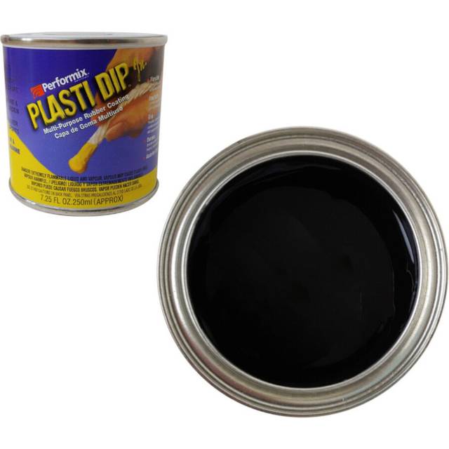 (Black) Plasti Dip Flexible Rubber Paint - Junior Can - 250ml