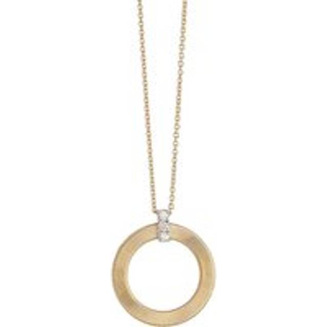 Marco Bicego Masai 18ct Yellow Gold Diamond Round Necklace - Yellow Gold
