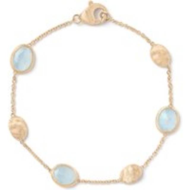 Marco Bicego Siviglia 18ct Yellow Gold Aquamarine Bracelet