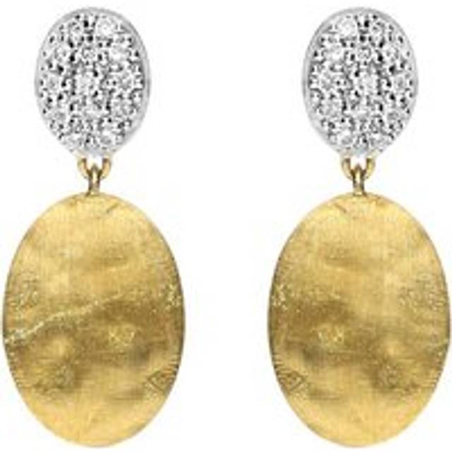 Marco Bicego Siviglia 18ct Yellow Gold 0.20ct Diamond Earrings - Option1 Value Yellow Gold