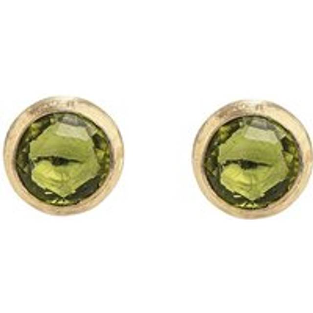 Marco Bicego Jaipur 18ct Yellow Gold Peridot Stud Earrings - Yellow Gold