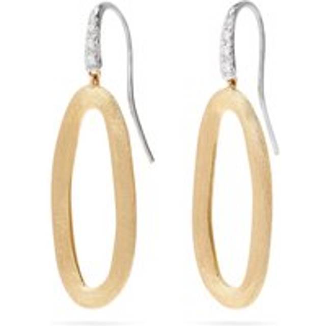 Marco Bicego Jaipur Link 18ct Yellow Gold Diamond Hook Earrings