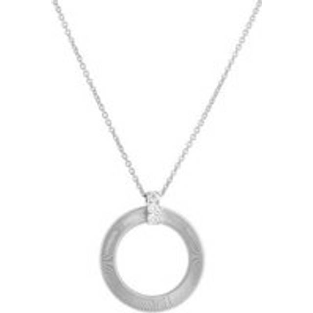 Marco Bicego Masai 18ct White Gold Diamond Round Necklace - White Gold