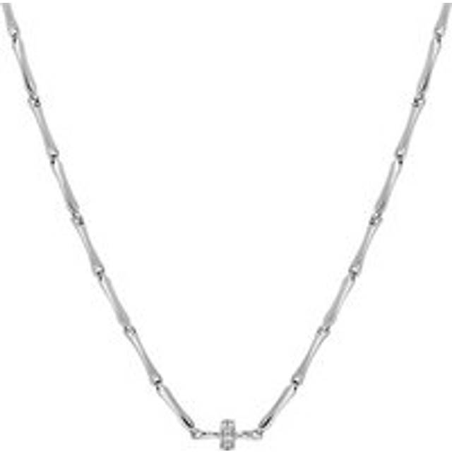 Chimento Bamboo Shine 18ct White Gold Diamond Necklace