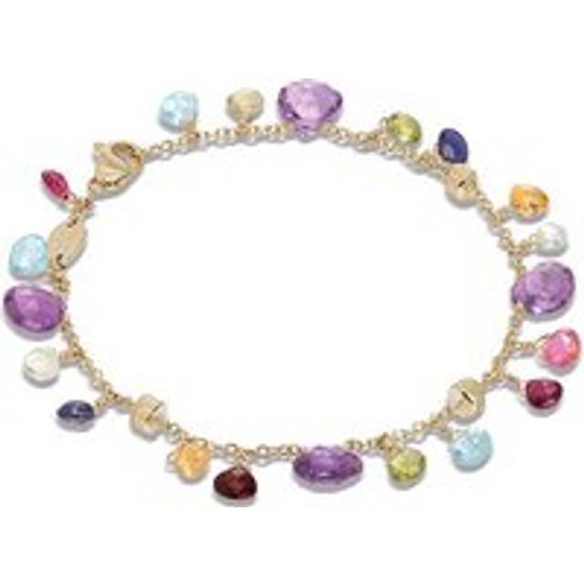 Marco Bicego Paradise 18ct Yellow Gold Multicolour Gemstone Bracelet