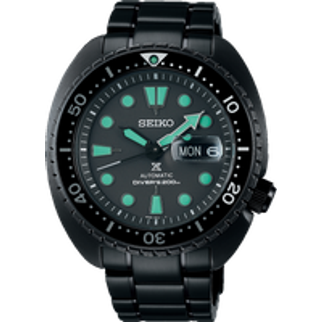 Seiko Prospex Black Series Night Vision Turtle Diver Watch