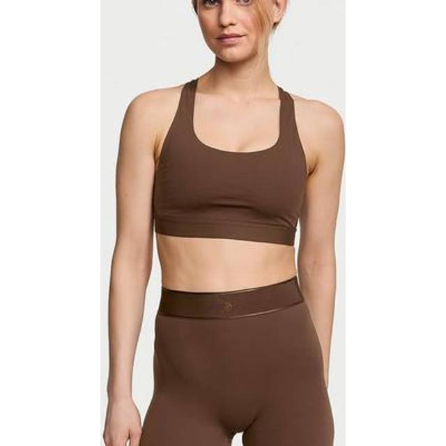 Victoria's Secret Ganache Brown VS Elevate 3'' Cycling Shorts - ganache brown - SMALL