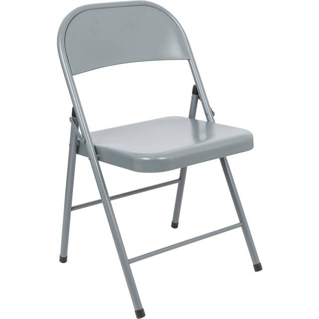 Metal Folding Chair - Matt Grey