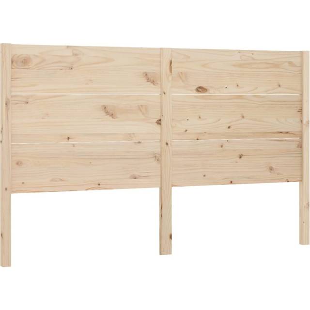 vidaXL Headboard 186x4x100 cm Solid Wood Pine - Brown
