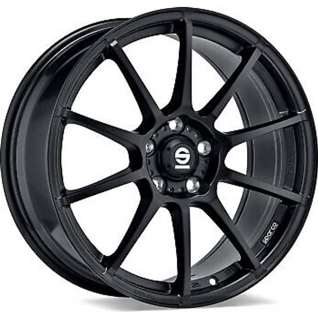 Sparco Wheels Assetto Gara Alloy Wheels in Matt Black Set of 4 - 20x8.5 Inch ET45 5x112 73mm Centre Bore Matt Black, Black