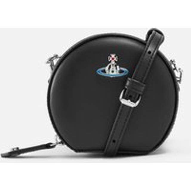 Vivienne Westwood Mini Round Nappa Crossbody Bag - Black