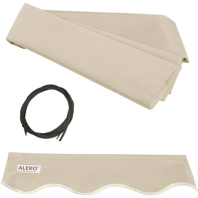Aleko FAB10X8IVORY29-UNB Fabric for Retractable Awning, Ivory