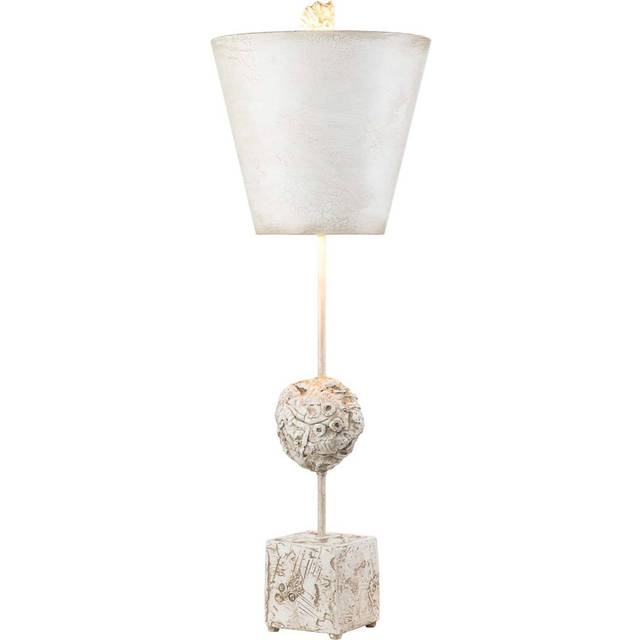 Flambeau - Elstead Petra Table Lamp, Bone White