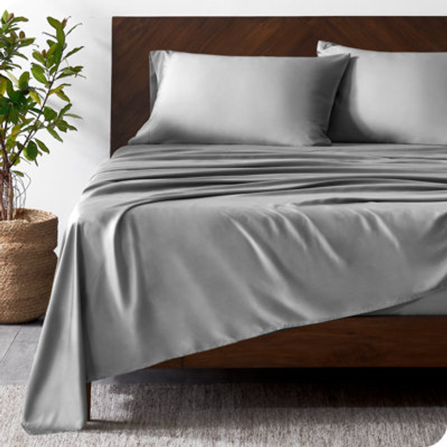 Bare Home 100% Rayon Made from Bamboo Luxury Twin XL Sheet Set - 3 Piece Bedding Set - Deep Pockets - Cooling Sheets - Breathable - Easy Fit - Soft Be