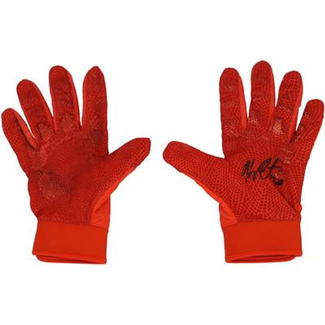 Kerry Carpenter Detroit Tigers Autographed Game-Used Orange Under Armour Batting Gloves from the 2023 MLB Season - RG13309530-31