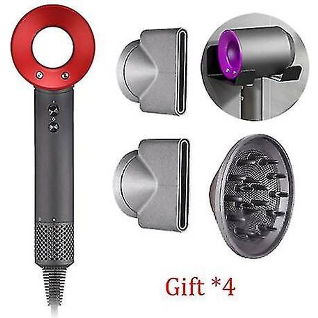 220v Leafless Professional Hair Dryer 1600w High Speed Hairdryer Temeperature Control Salon Dryer Wind Negative Ionic Blow Dryer