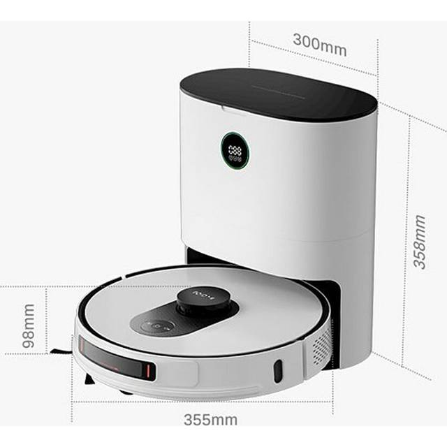 Refurbished: ROIDMI EVE MAX Robot Vacuum Cleaner with Self Empty Station, 5000Pa Max Suction, Mopping Function, 3L Dust Bag EVE MAX vit