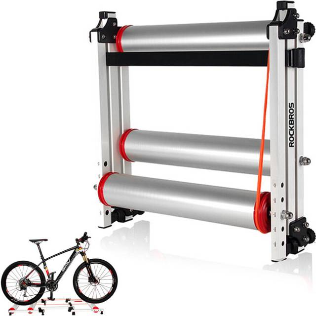 ROCKBROS Bike Roller Trainer Stand Road Bike Exercise Fitness Station 3 Stage Folding MTB Bike Trainer Home Outdoor Sport