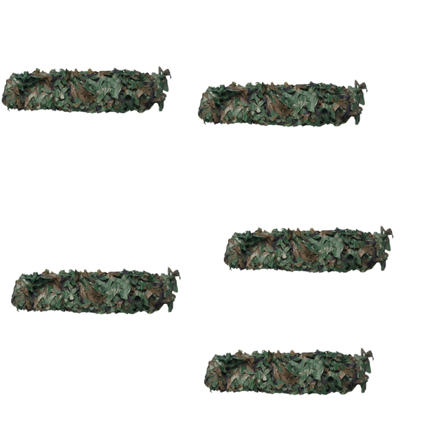 5X Hunting Camouflage Nets Woodland Camo Netting Blinds Great for Sunshade Camping Hunting Party Decoration,3Mx2M