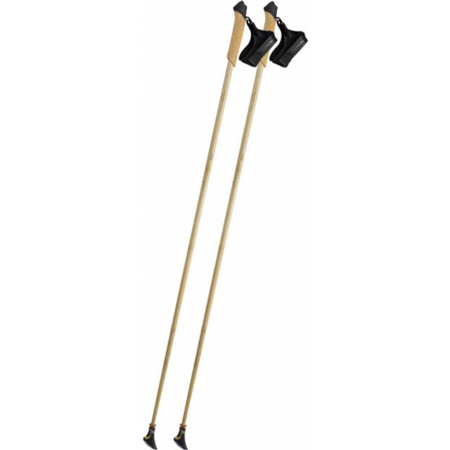 Komperdell - Bayamo Carbon Bamboo - Nordic walking poles size 130 cm, bamboo
