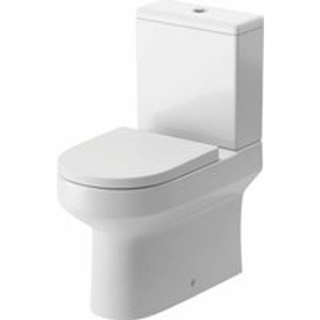 Signature - Babylon Close Coupled Back to Wall Toilet with Push Button Cistern - Soft Close Seat