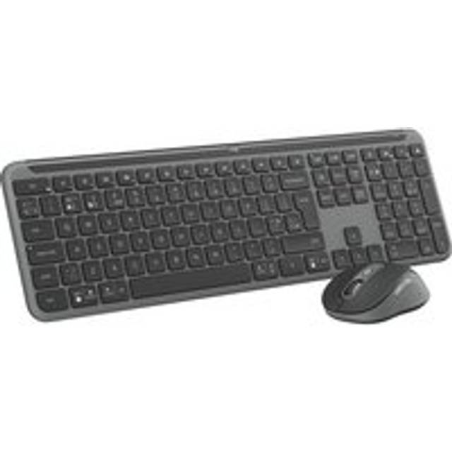 Logitech 920-012494 keyboard Mouse included Office RF Wireless + Bluetooth QWERTY UK English Graphite