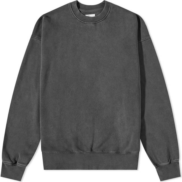 Oversized crewneck sweatshirt Colorful Standard Organic Faded Black - Noir