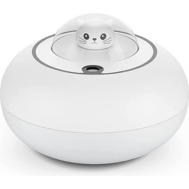 Cute Humidifiers For Home Bedroom300 Ml Mini Humidifiers With 7-color Led Light,timing Auto Shut-of