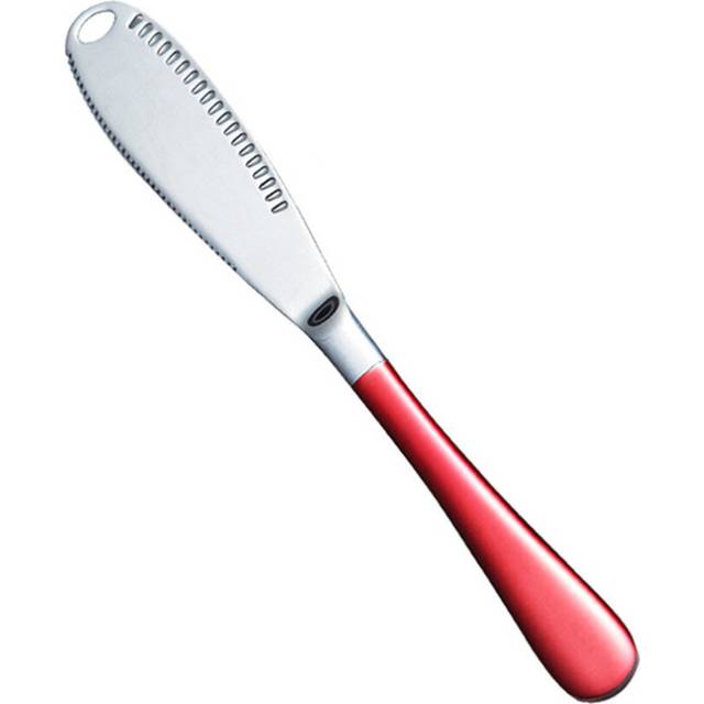 3Pcs Butter Knife Stainless Steel Multifunction Cheese Bread Steak Knive With Hole Serrated Gold Knife Home Dinnerware Set Tools