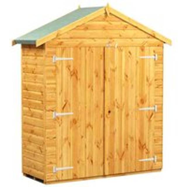 Power 2x6 Apex Storage Shed, Brown