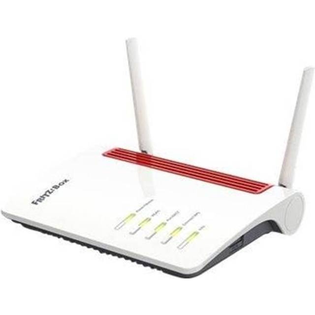 FRITZ!Box 6850 5G wireless router Gigabit Ethernet Dual-band (2.4 GHz / 5 GHz) Black, Red, White