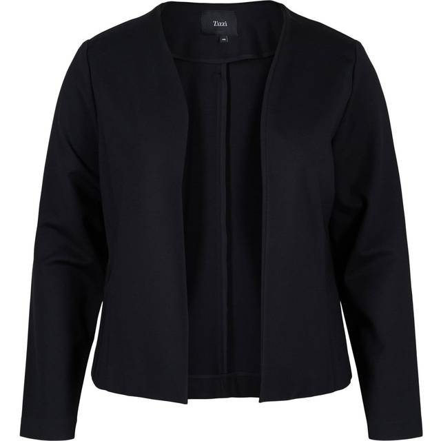 Zizzi - Kavaj jmAddie L/S Short Blazer - Svart