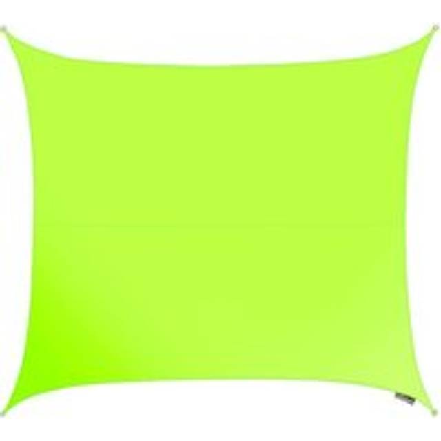 5.4m Square Waterproof Patio Sun Shade Canopy 98% UV Block Free Rope - Lime - One Size