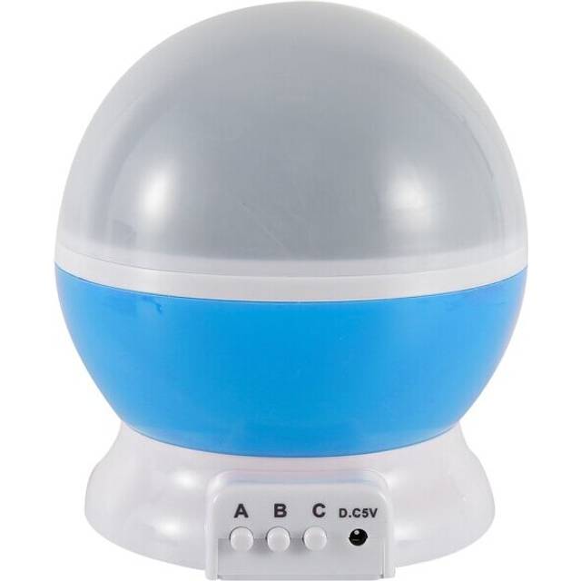 (Blue) LED Night Star Sky Projector Light Lamp Rotating Starry Baby Room Kids Gift