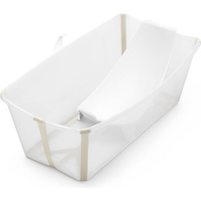 Stokke Flexi Bath Bundle med Värmekänslig Propp (Sandy Beige)