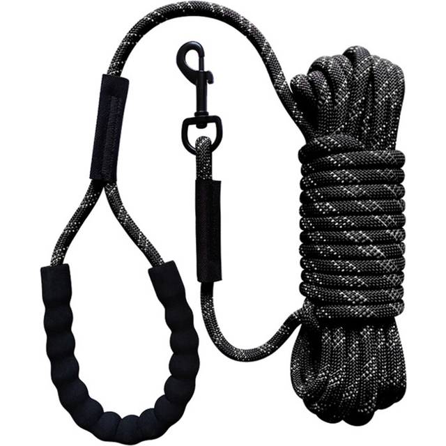 Long Leash For Dog Training Reflective Nylon Rope Lead, Check Cord For Dogs Walking, Camping(8mm*20m)