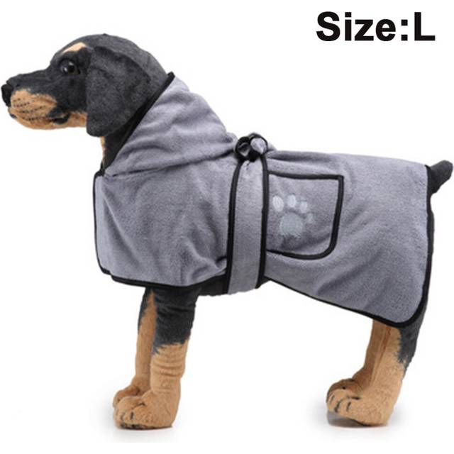 Pet Drying Towel Dog Blanket Microfibre Dog Bathrobe Puppy Cat Absorbent Quick Drying Towel