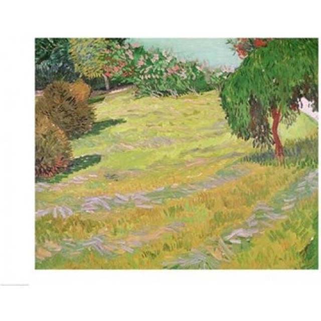 Field in Sunlight 1888 Poster Print by Vincent Van Gogh - 24 x 18 in.