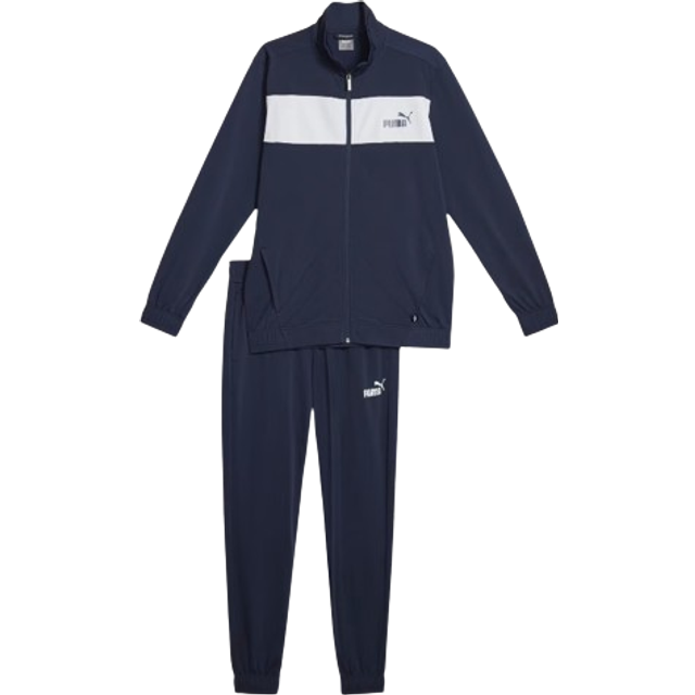 Puma Contrast Panel Tracksuit - Navy