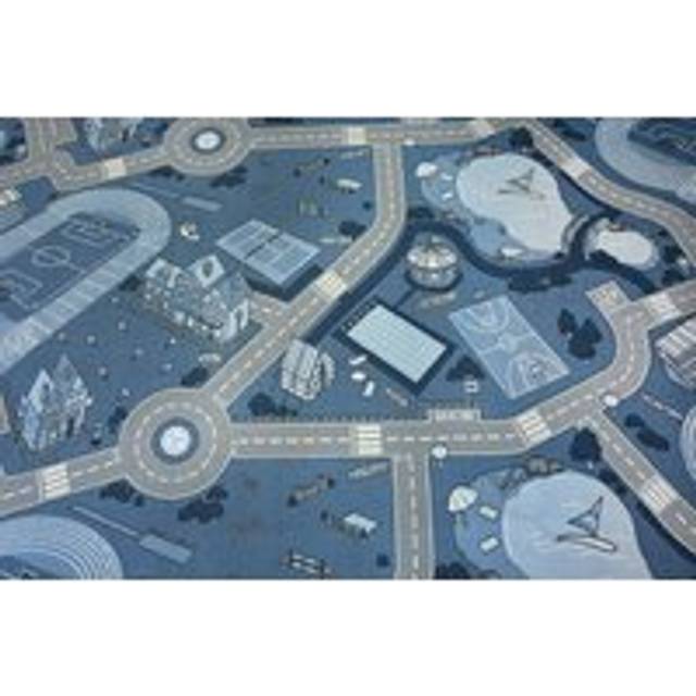 Anti-Slip Wall-To-Wall Rug - Blue - 100cm x 150cm