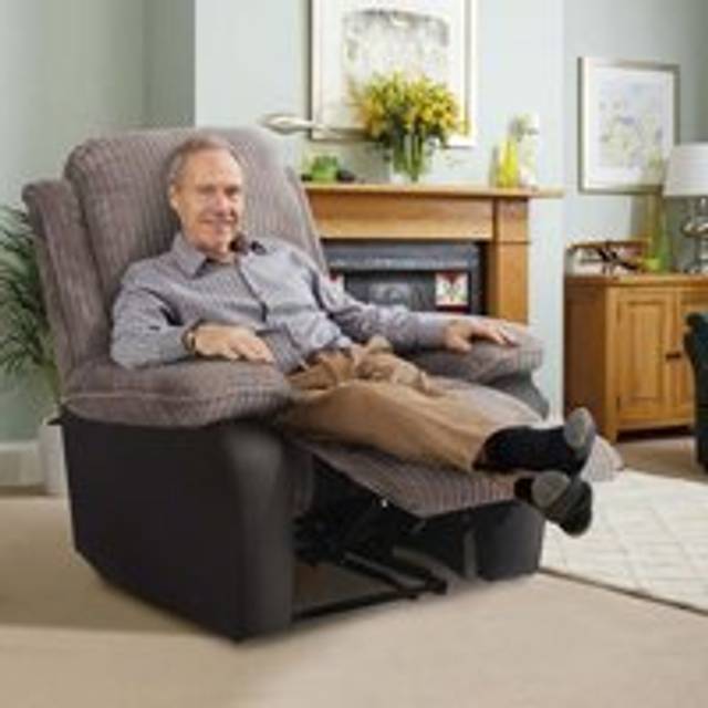 Fabric Jumbo Cord Chair - Grey