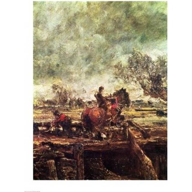 Study for The Leaping Horse Poster Print by John Constable - 24 x 36 in. - Large