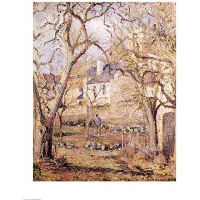The Vegetable Garden 1878 Poster Print by Camille Pissarro - 24 x 36 in. - Large