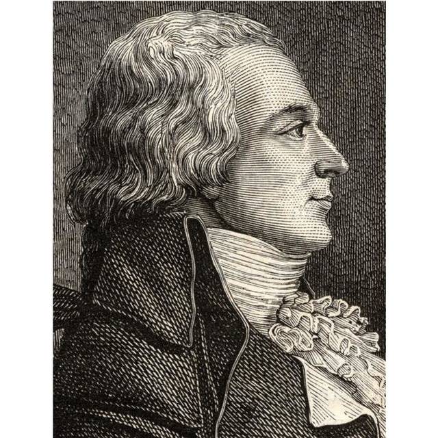 Claude Bazire 1764-1794 French Lawyer & Deputy for The Cte Dor in The Legislative Assembly Poster Print, Large - 26 x 34