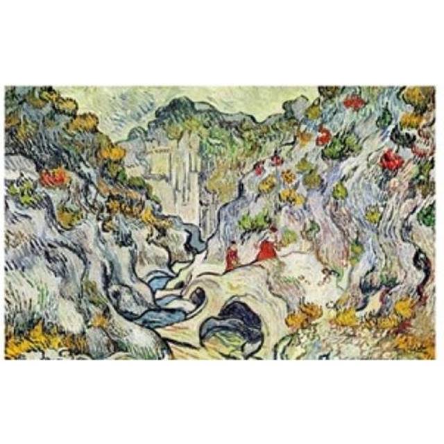 The Ravine of The Peyroulets Poster Print by Vincent Van Gogh - 24 x 18 in.