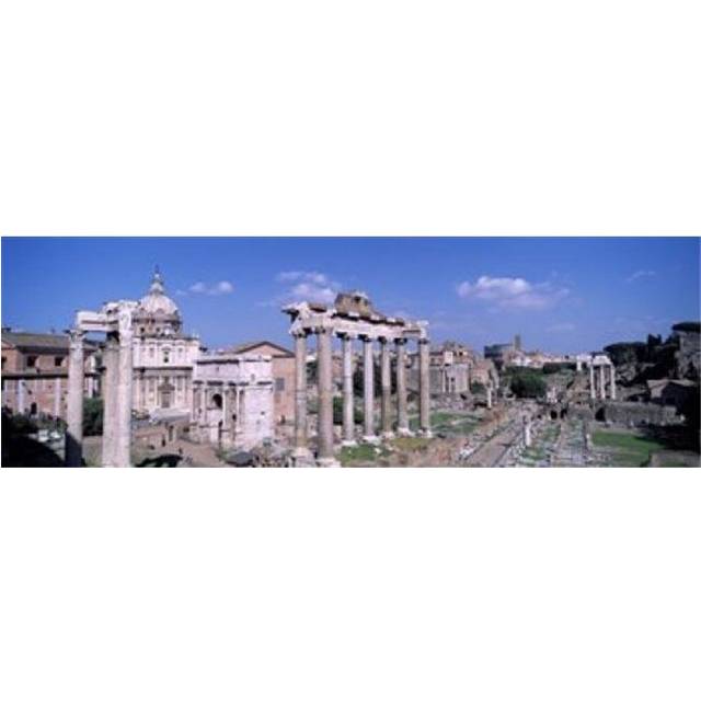 Roman Forum  Rome  Italy Poster Print by  - 36 x 12
