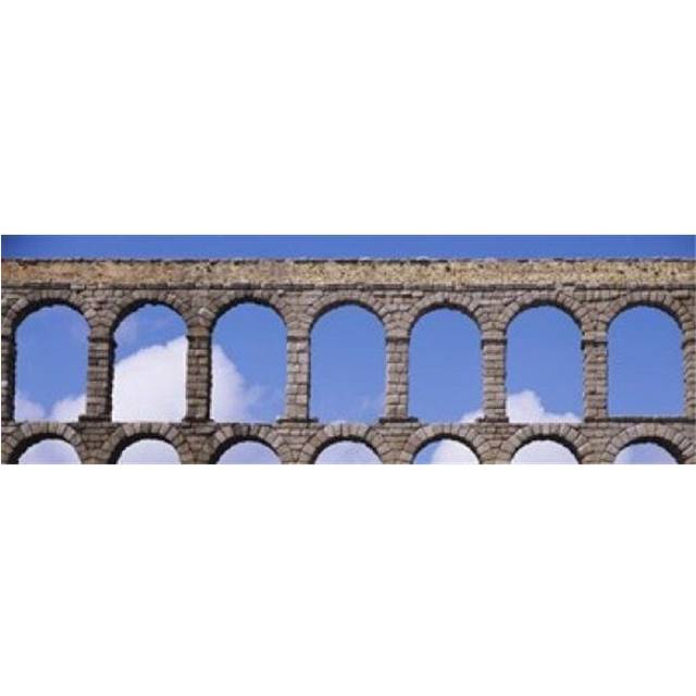 Roman Aqueduct  Segovia  Spain Poster Print by  - 36 x 12