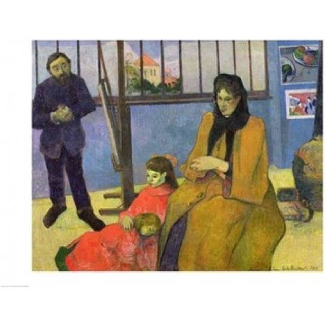 The Schuffenecker Family Poster Print by Paul Gauguin - 36 x 24 in. - Large
